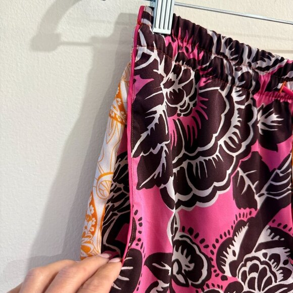 Zara Womens Paisley Floral Printed Elastic High Waisted Shorts Size S - Picture 8 of 9